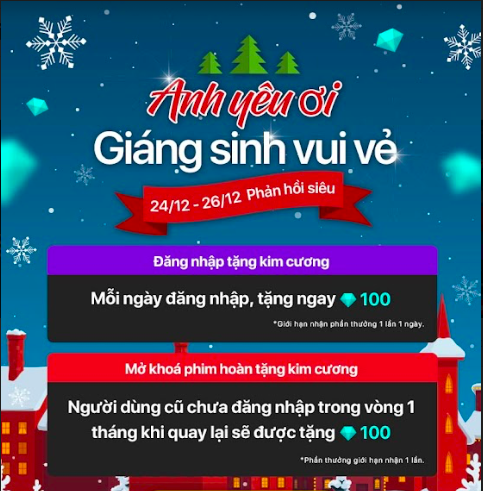 Tuần lễ Giáng Sinh thác loạn. Đăng nhập SWAG được nhận thưởng