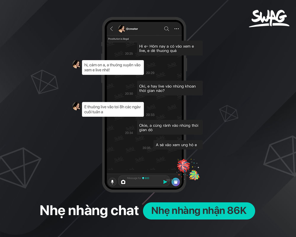 Chat kiếm tiền online