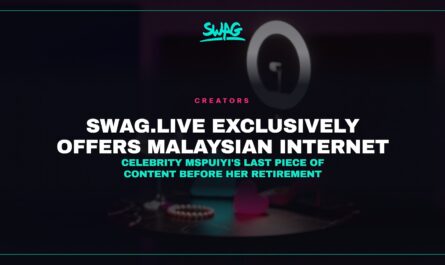 SWAG.Live Exclusively Offers Malaysian Internet Celebrity MsPuiyi's last piece of content before her retirement cover image