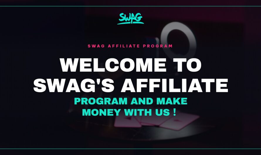 Welcome to SWAG’s Affiliate Program and make money with us！