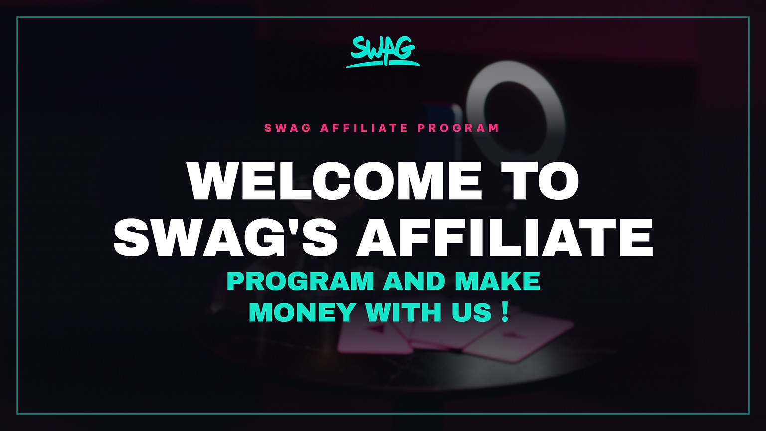 Welcome to SWAG's Affiliate Program and make money with us！ cover image