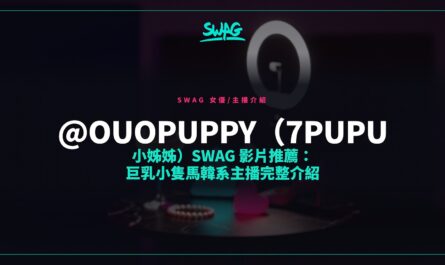 @ouopuppy（7PUPU 小姊姊）SWAG 影片推薦：巨乳小隻馬韓系主播完整介紹封面圖